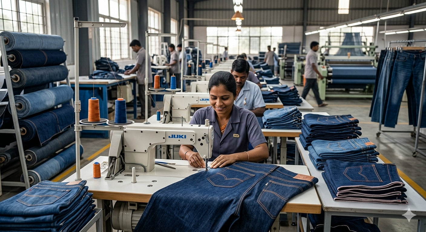 From Denim Fabric to Finished Jeans: How Jeans Are Made