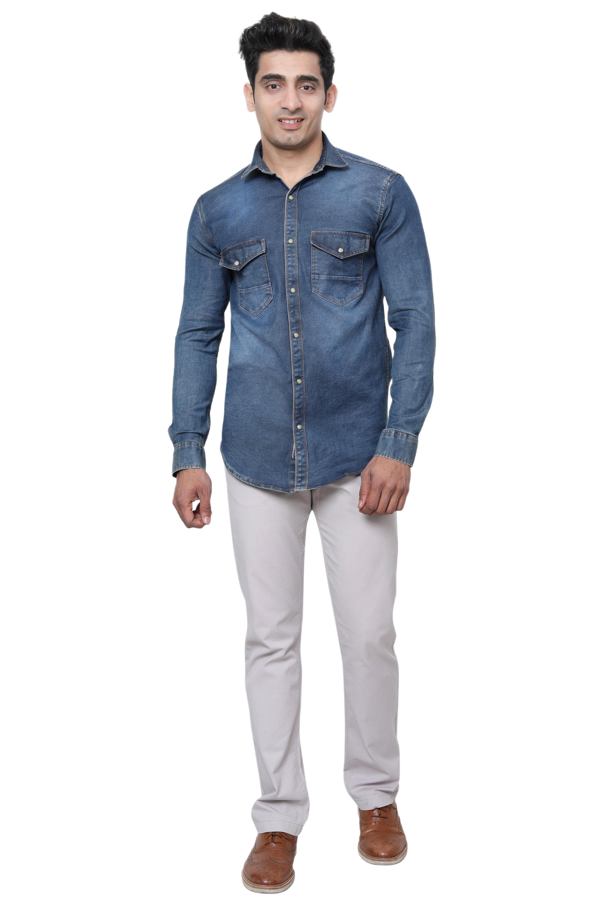 Plain Denim Shirts {#S04}