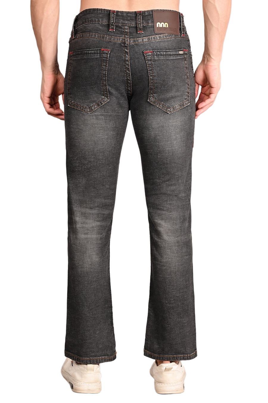 Semi Bootcut Fit Jeans {#3021B}