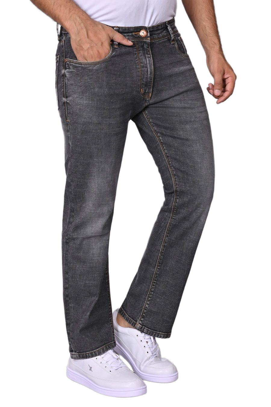 Bootcut Fit Jeans {#3020B}