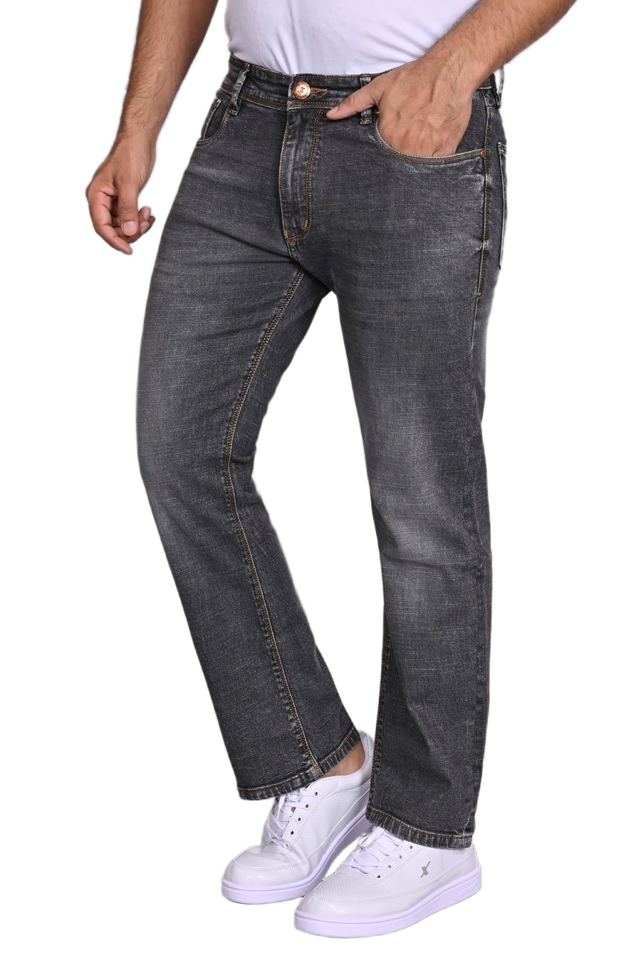 Bootcut Fit Jeans {#3020B}