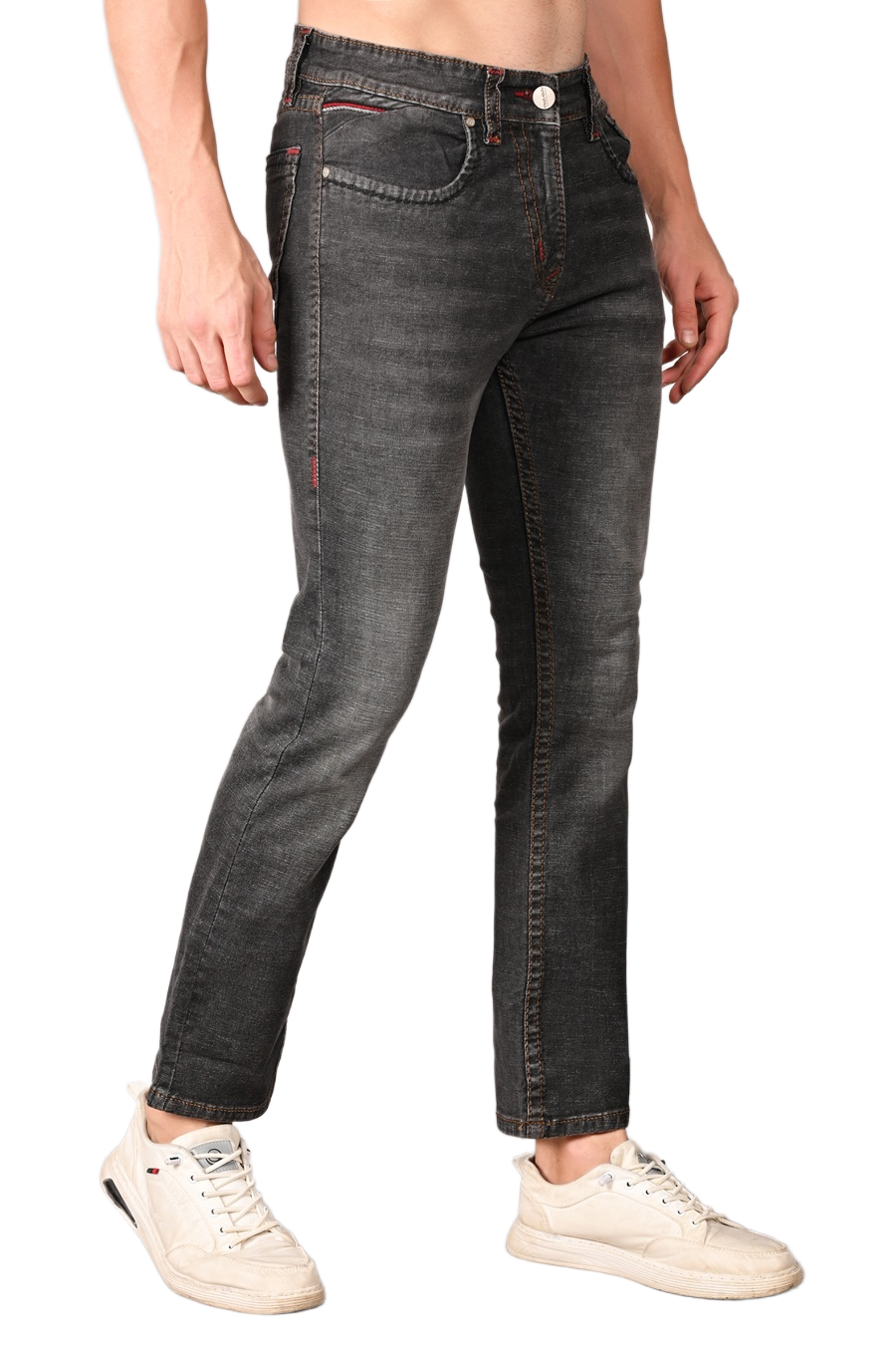 Semi Bootcut Fit Jeans {#3021B}