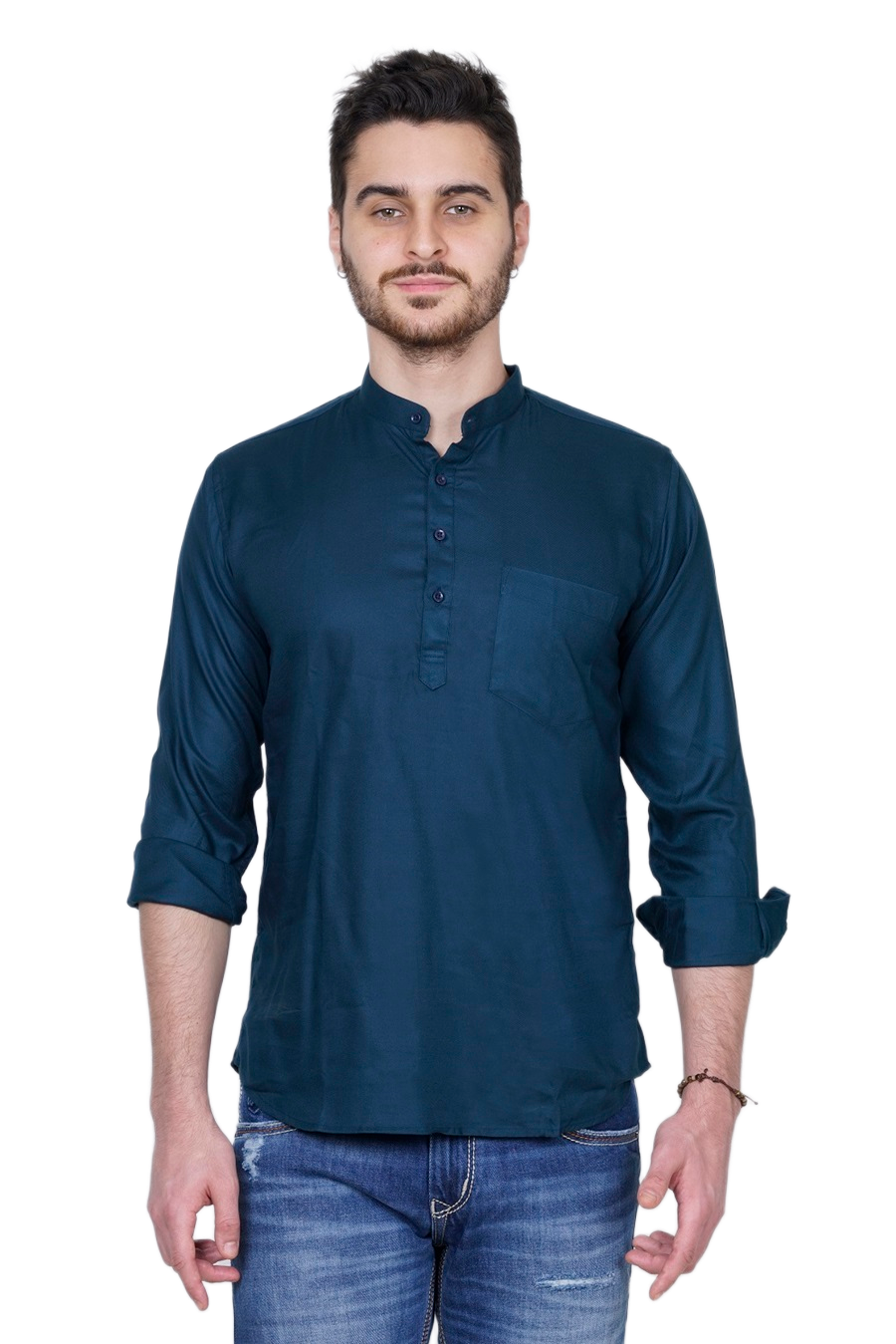 Cotton Men Short Kurta