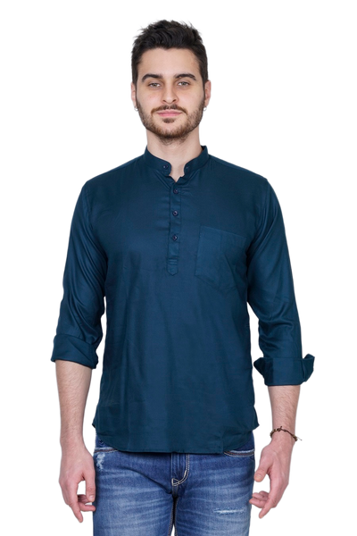 Cotton Men Short Kurta