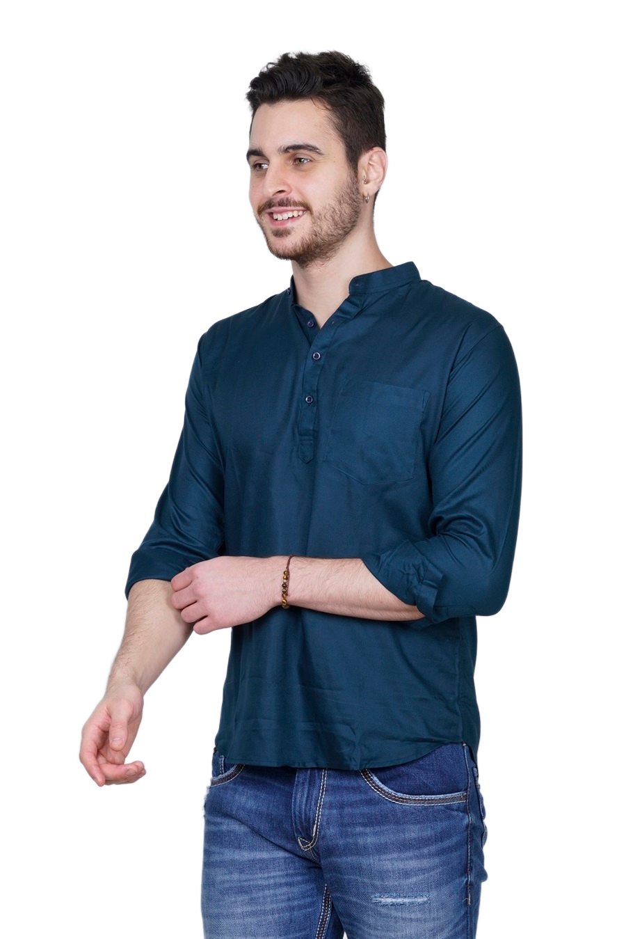 Cotton Men Short Kurta