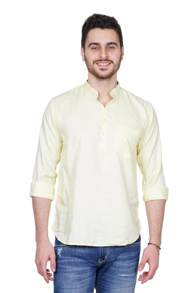 Cotton Men Short Kurta