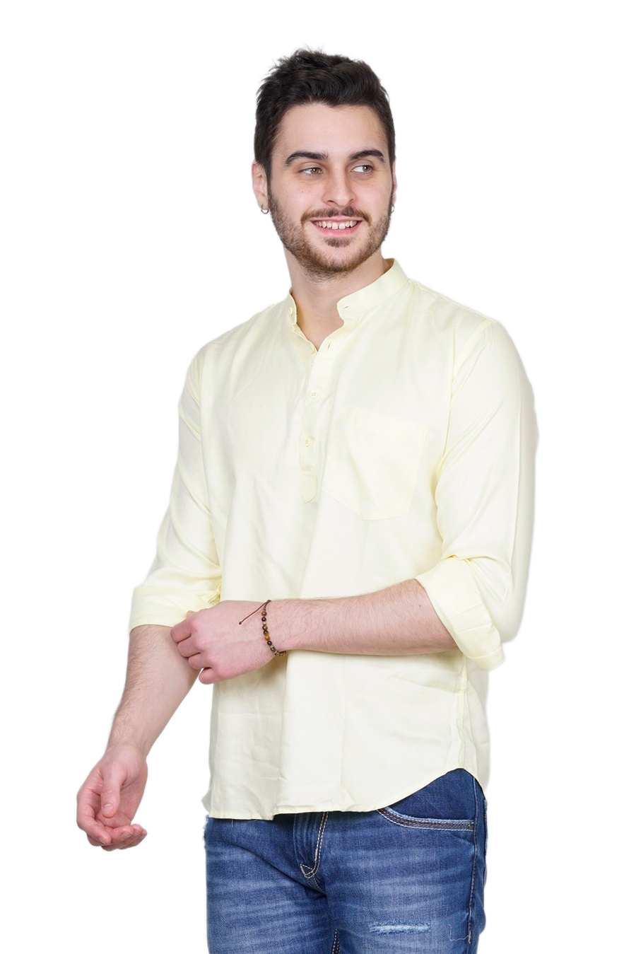 Cotton Men Short Kurta