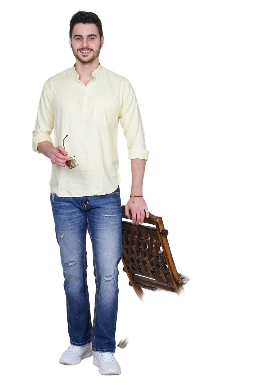 Cotton Men Short Kurta