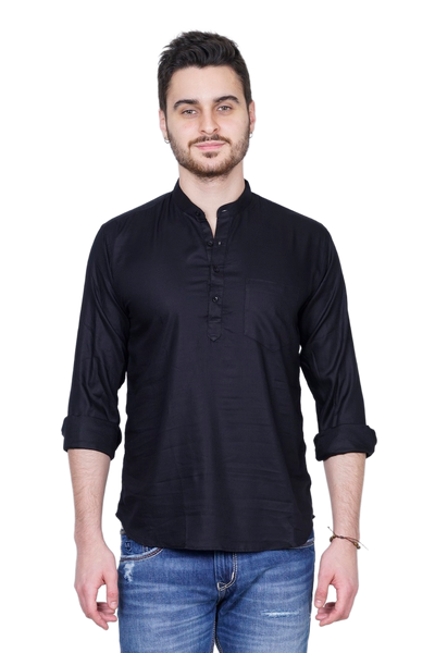Cotton Men Short Kurta