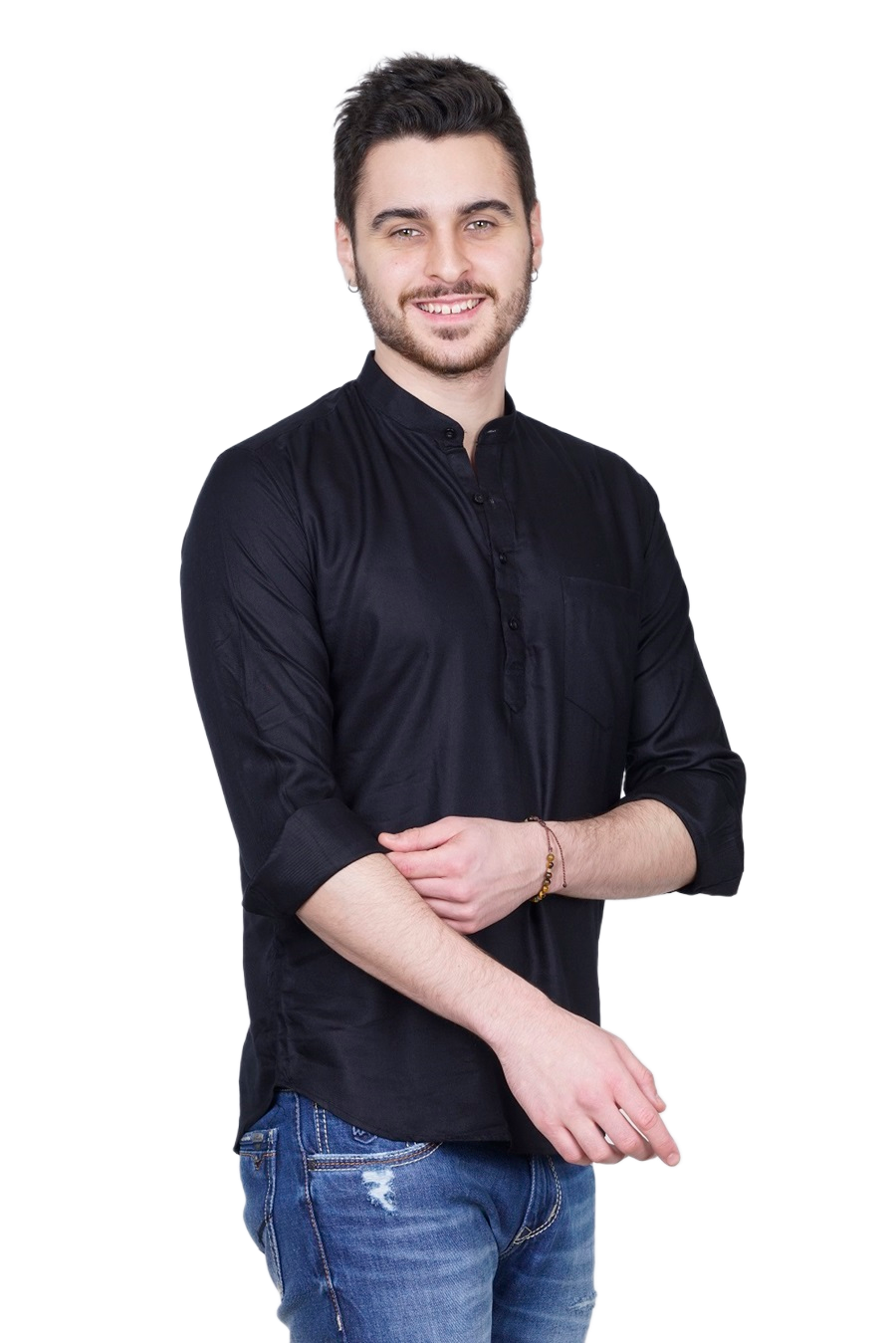 Cotton Men Short Kurta