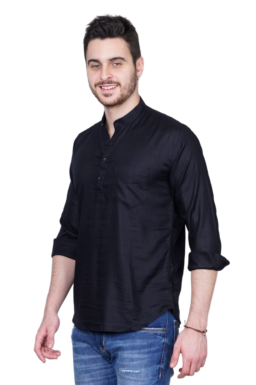 Cotton Men Short Kurta