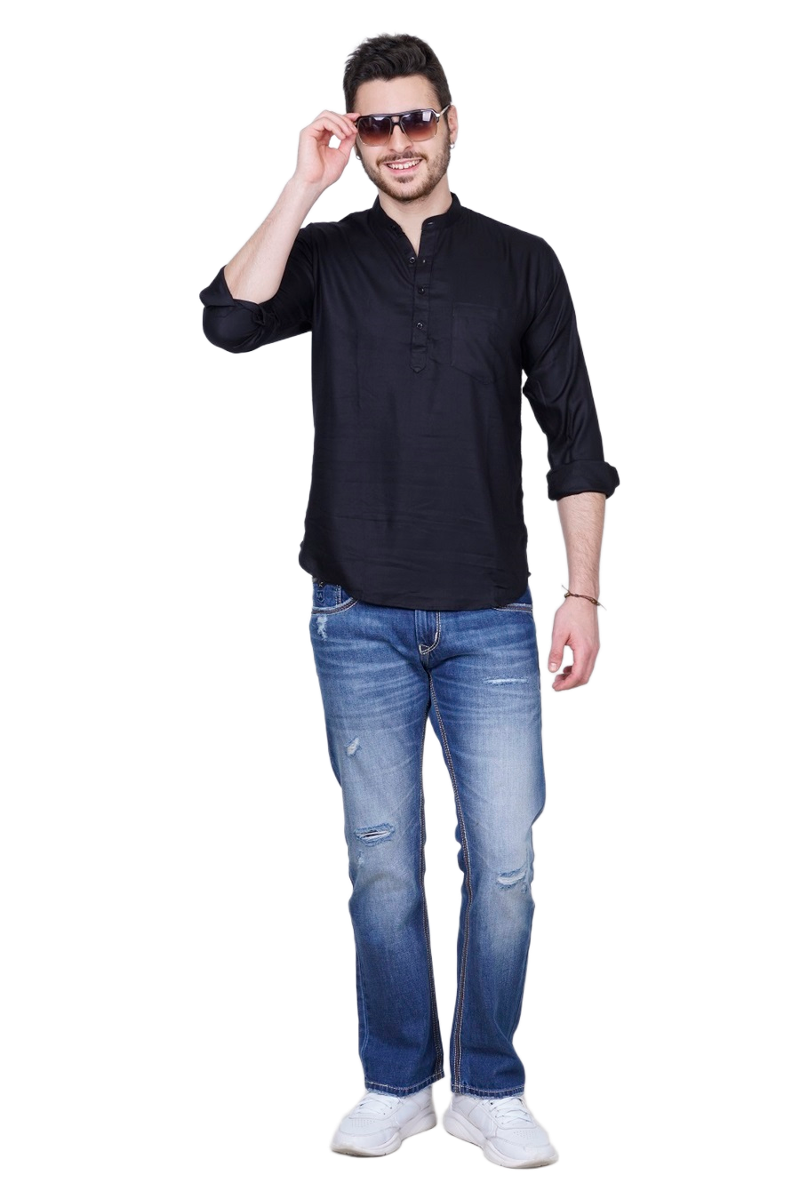 Cotton Men Short Kurta