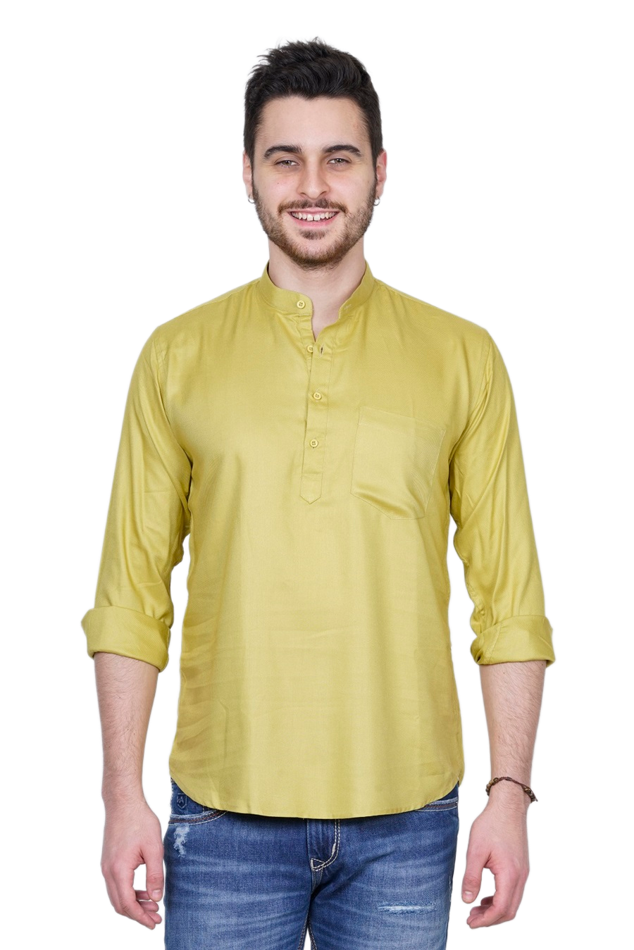 Cotton Men Short Kurta