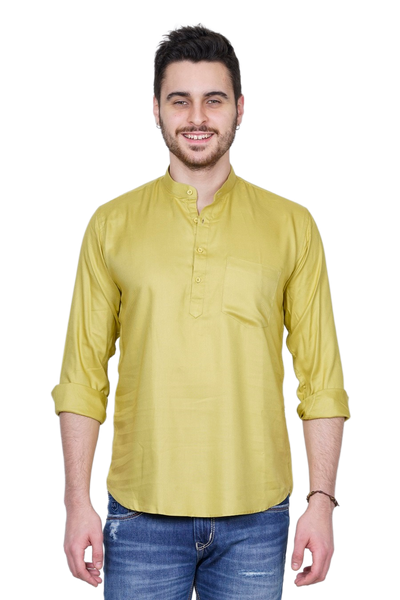 Cotton Men Short Kurta