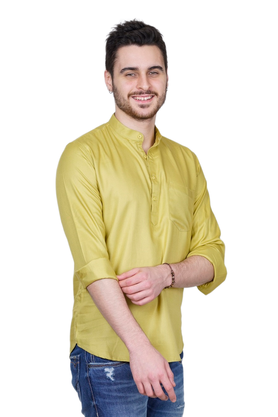 Cotton Men Short Kurta