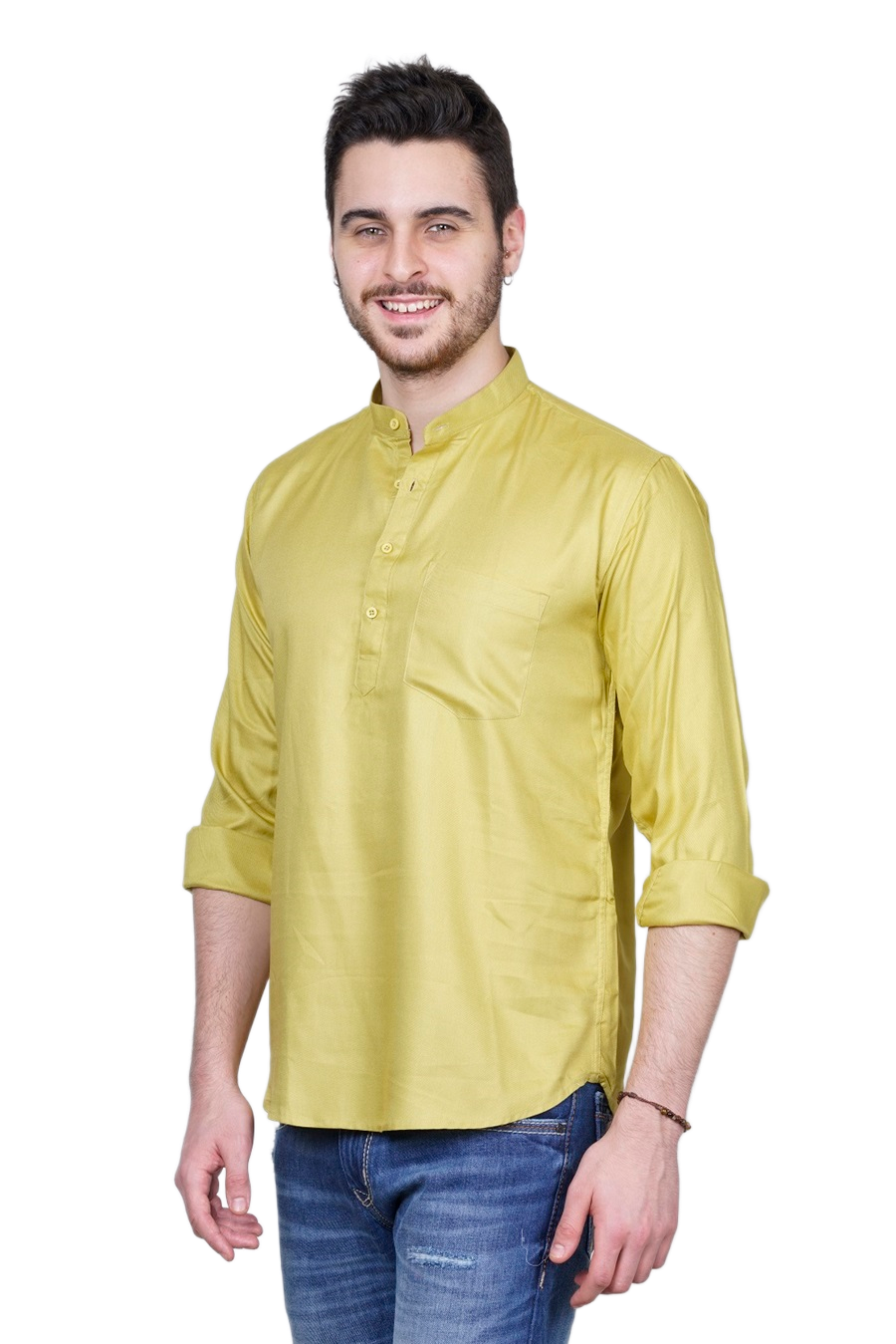 Cotton Men Short Kurta