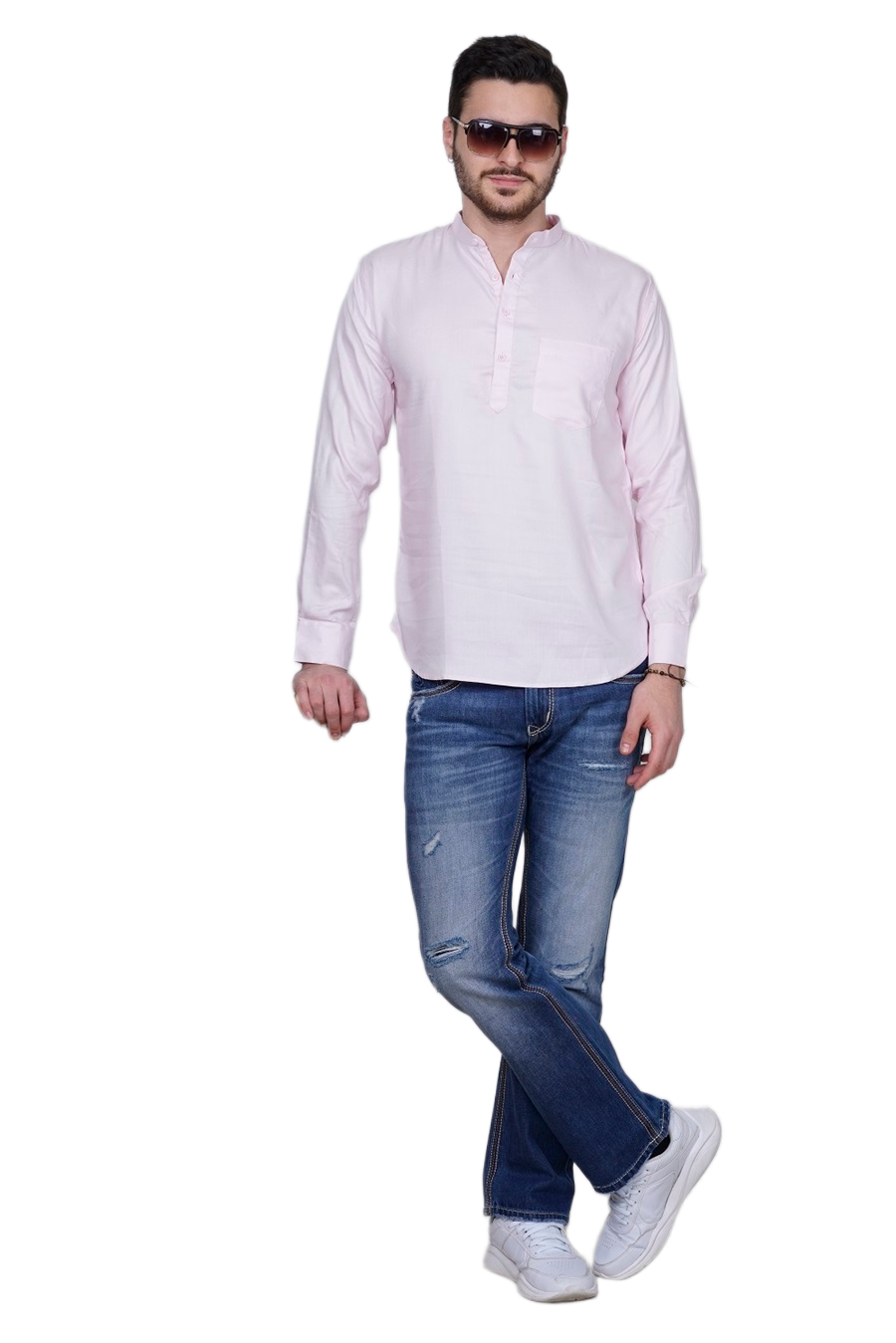 Cotton Men Short Kurta