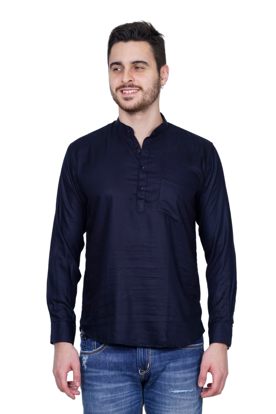 Cotton Men Short Kurta