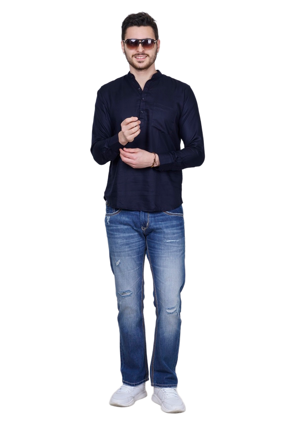 Cotton Men Short Kurta
