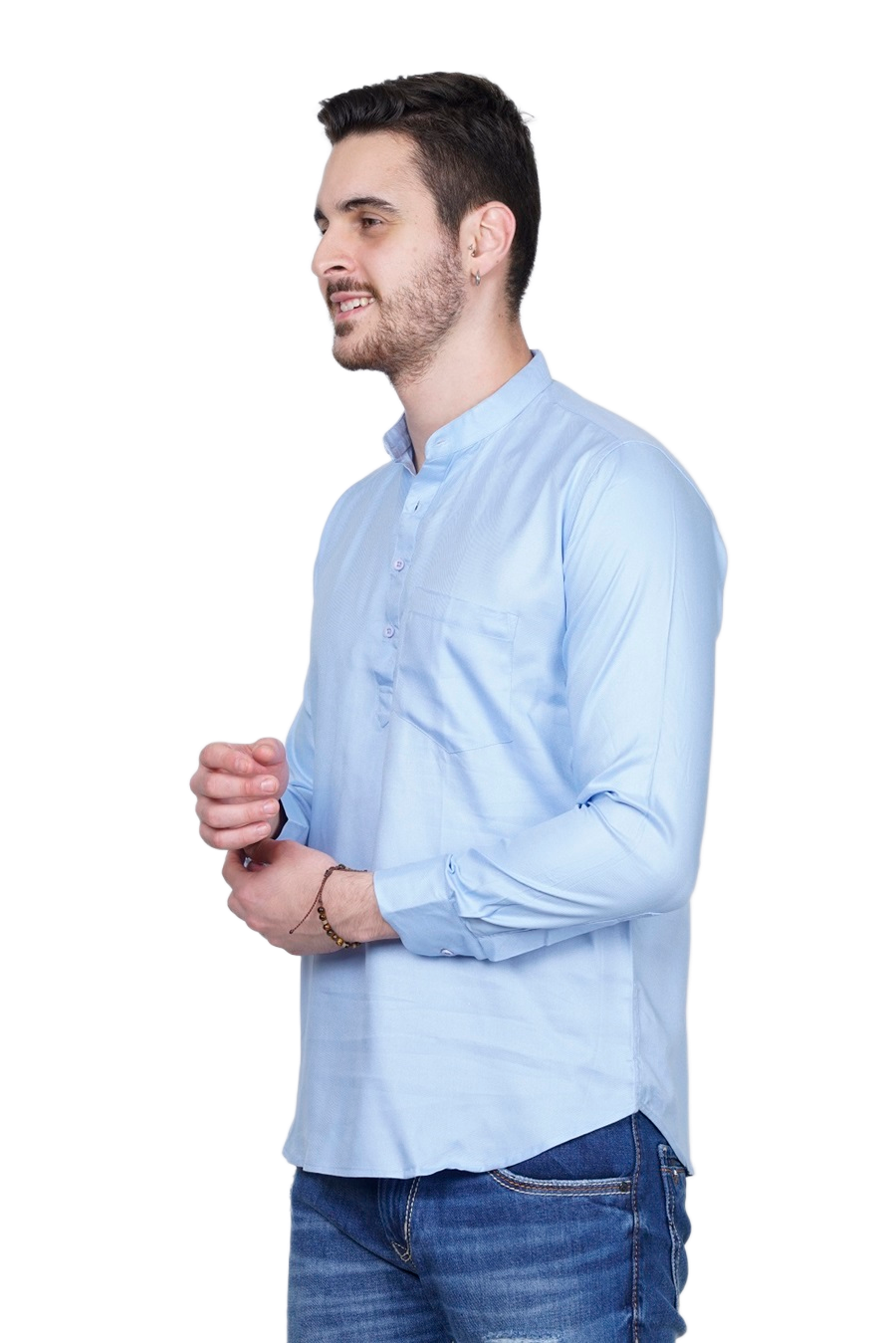 Cotton Men Short Kurta