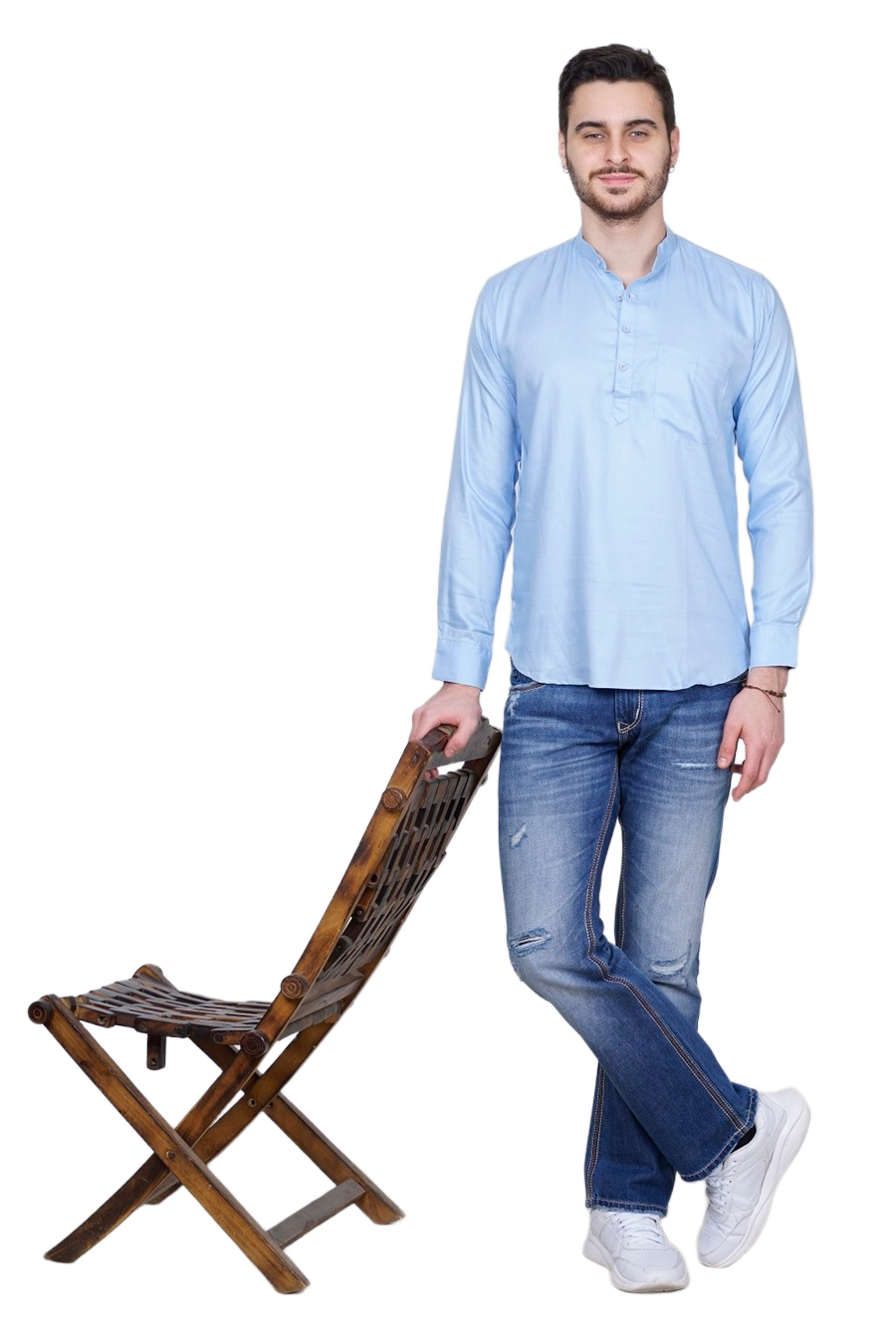 Cotton Men Short Kurta