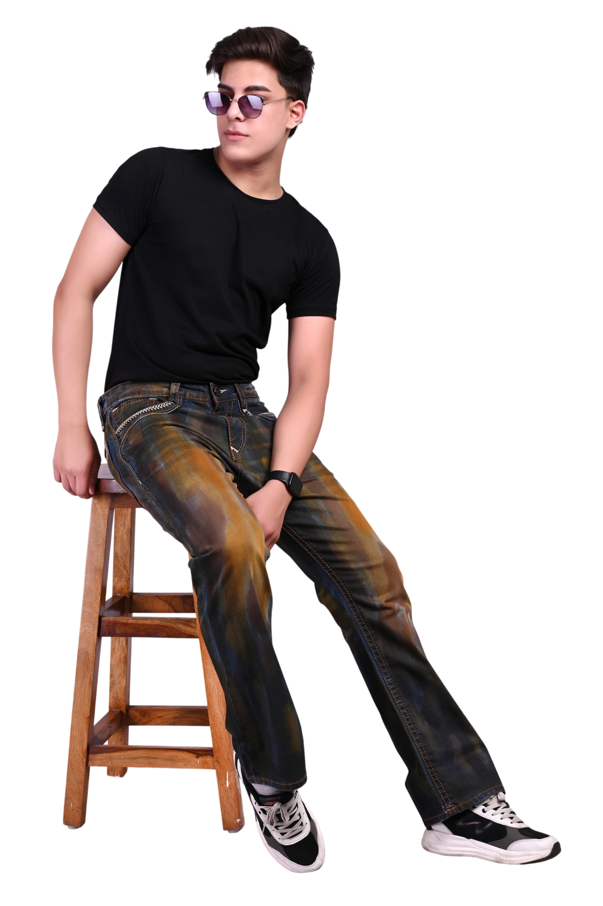 Men Bootcut Fit Jeans