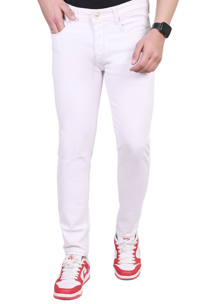 White Ankle Fit Jeans {#2656}