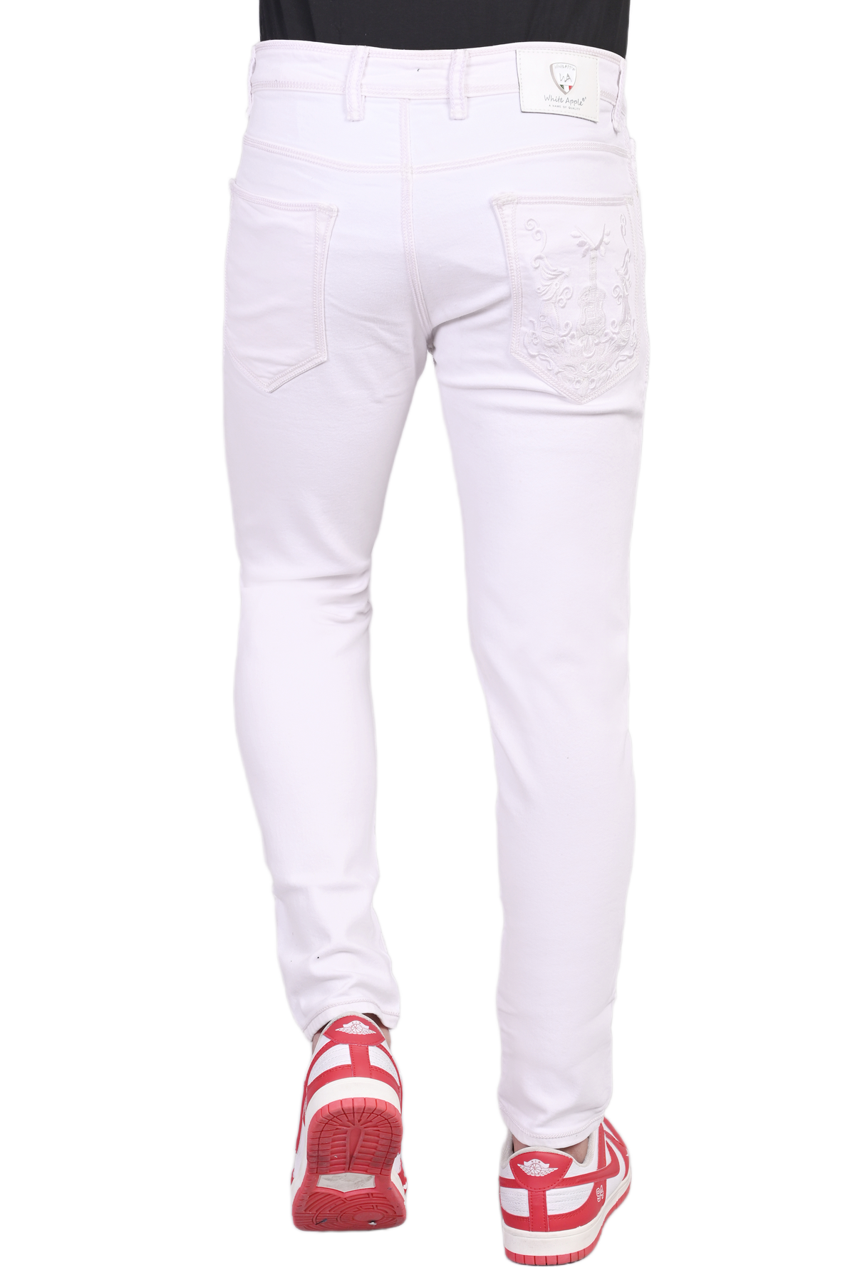 White Ankle Fit Jeans {#2656}