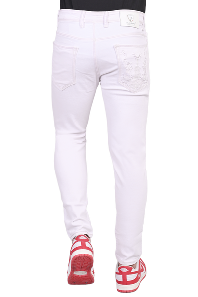 White Ankle Fit Jeans {#2656}
