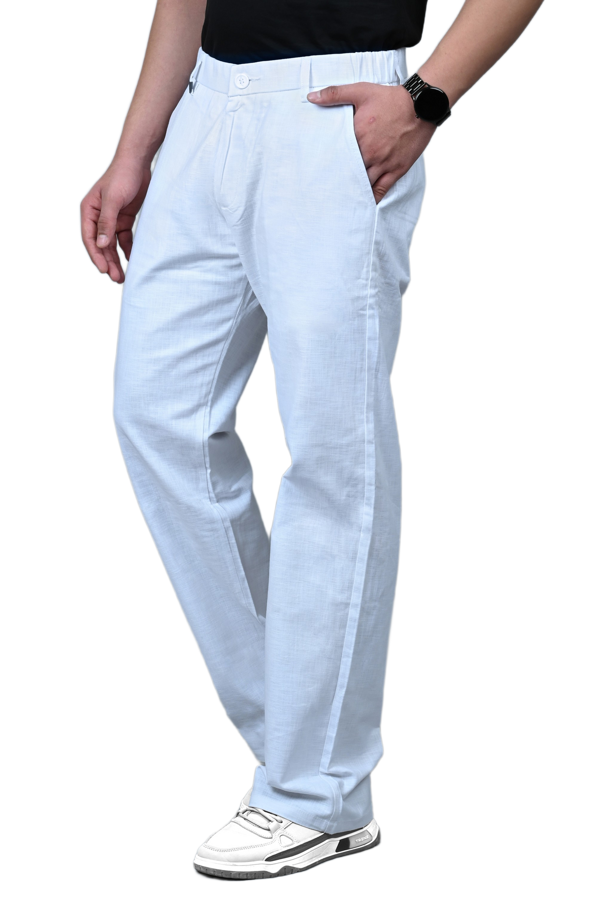Men Cotton Linen Trouser