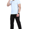Straight Linen Men Trousers
