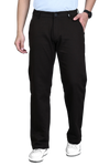 Straight Linen Men Trousers