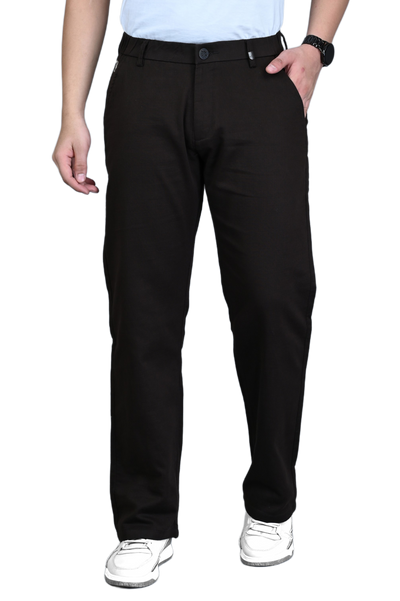 Straight Linen Men Trousers
