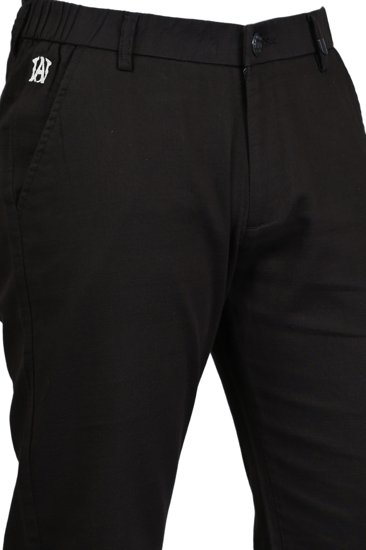Straight Linen Men Trousers