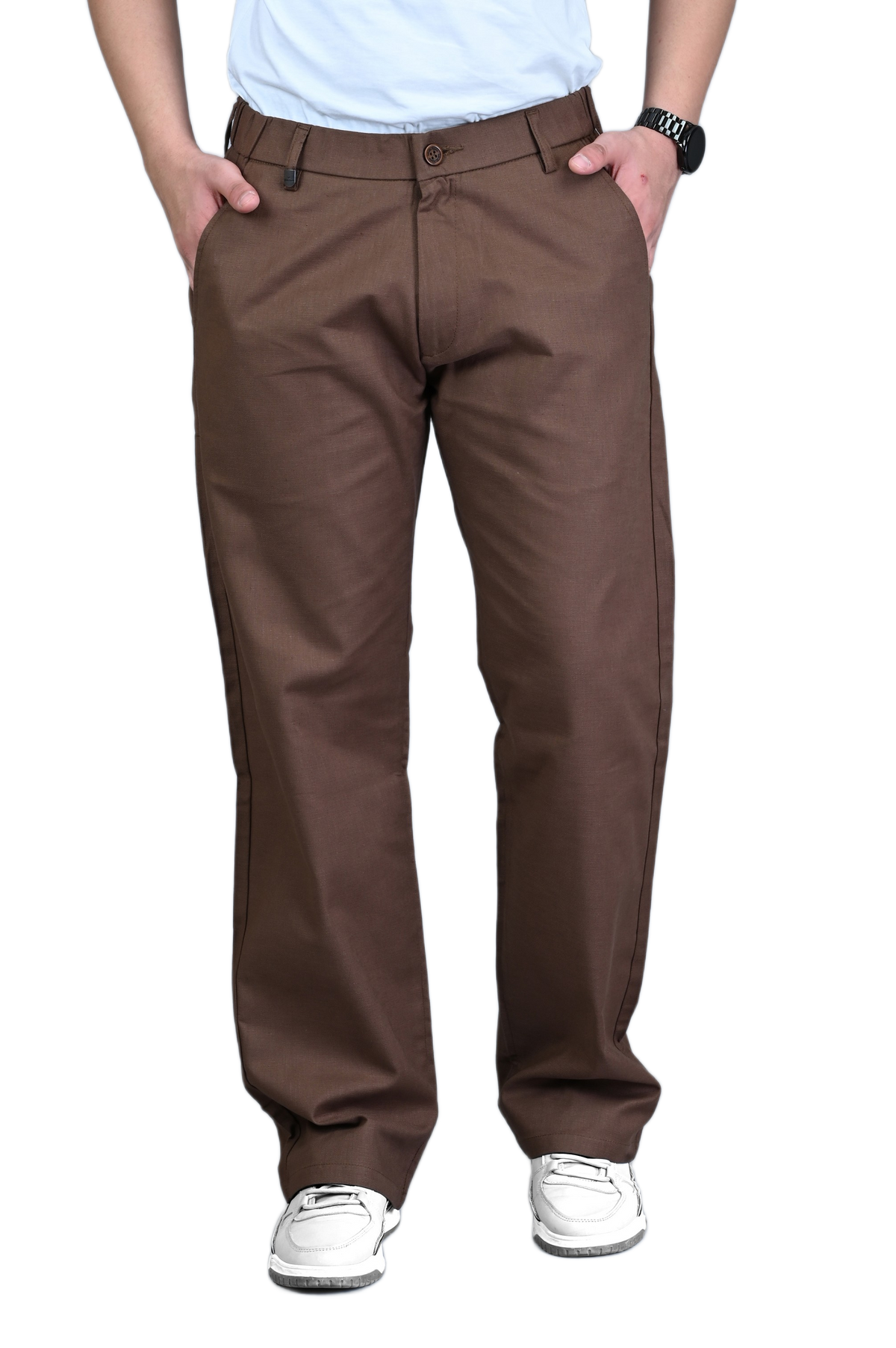 Men Cotton Linen Trouser