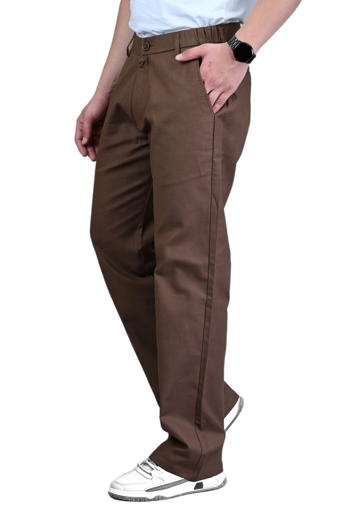 Men Cotton Linen Trouser