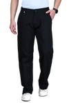 Straight Linen Men Trousers