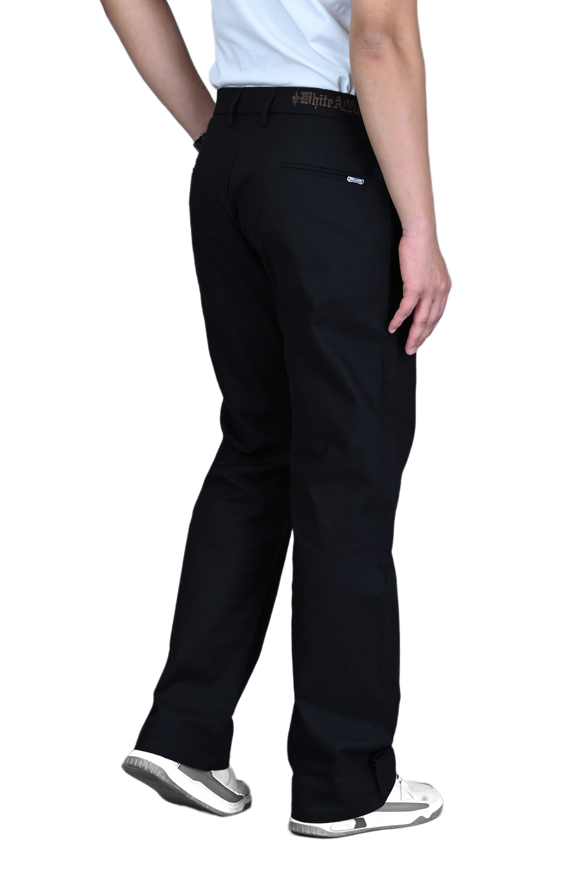 Straight Linen Men Trousers