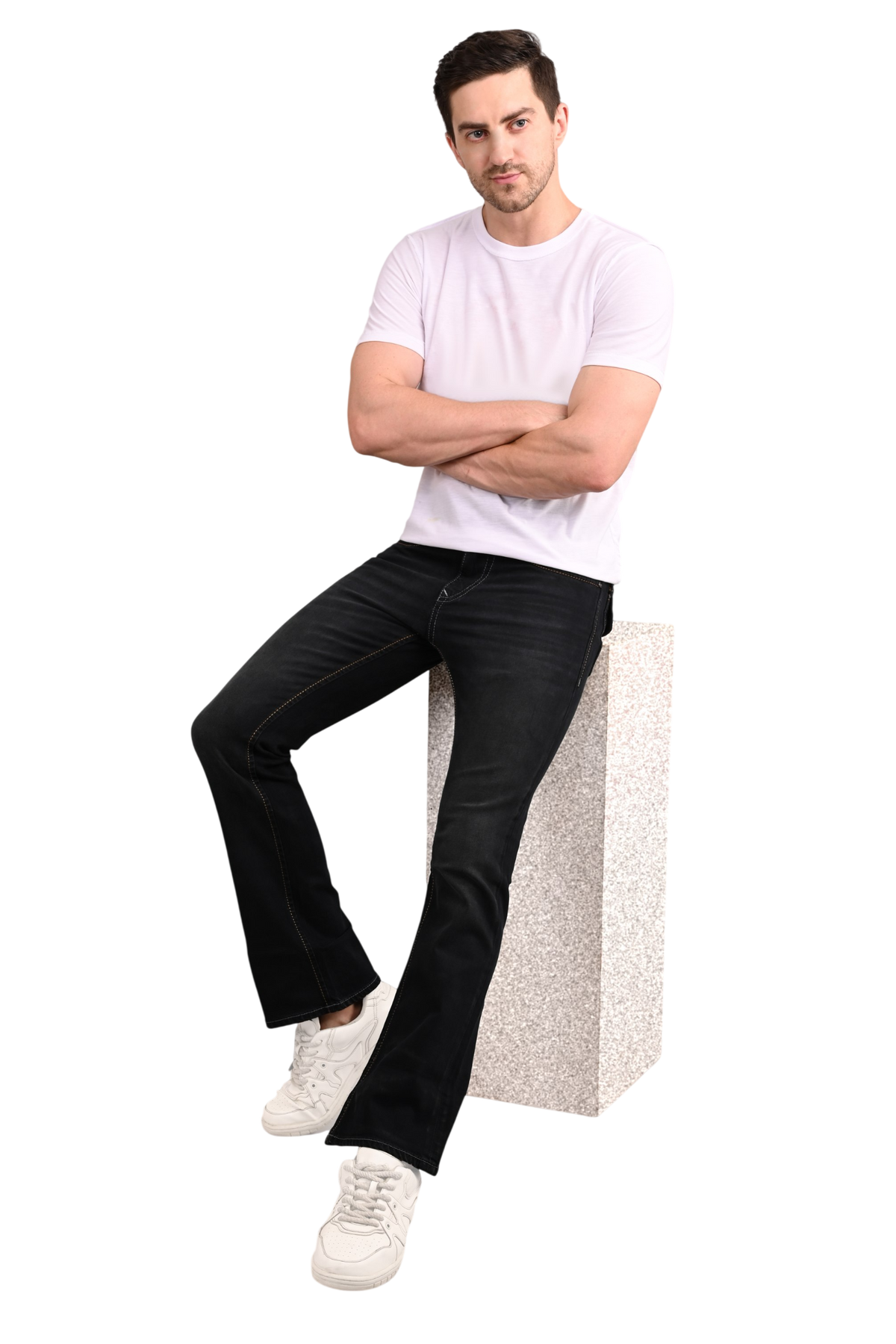 Men Bootcut Fit Jeans