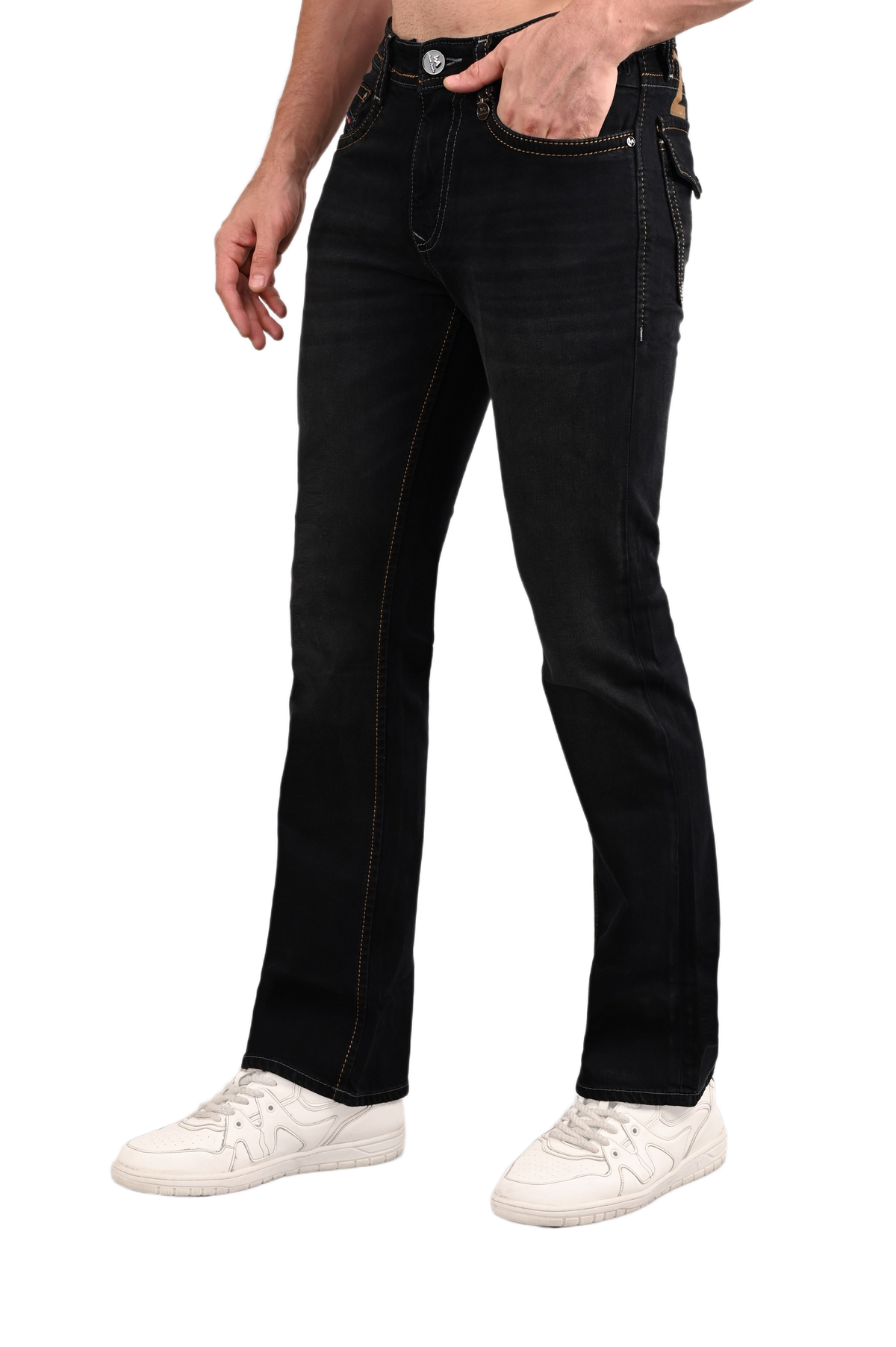 Men Bootcut Fit Jeans