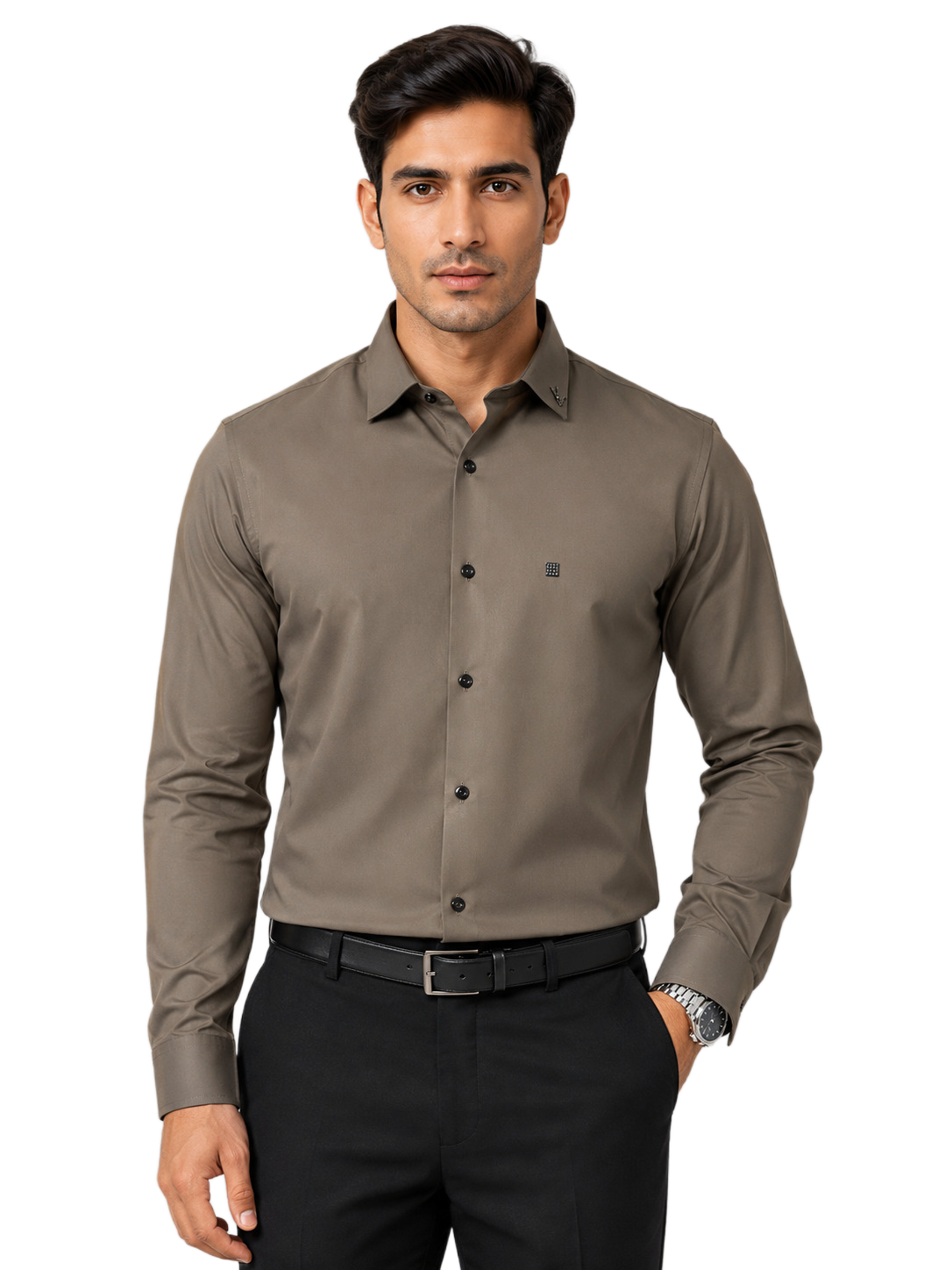Cotton Plain Men Shirts
