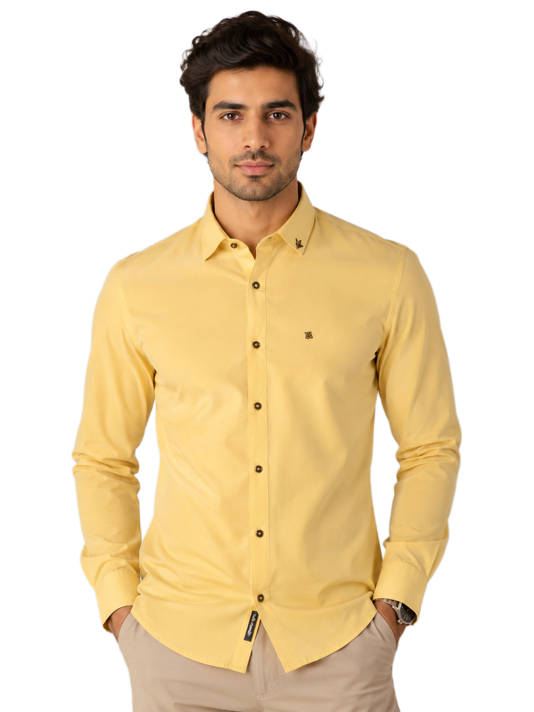 Cotton Plain Men Shirts
